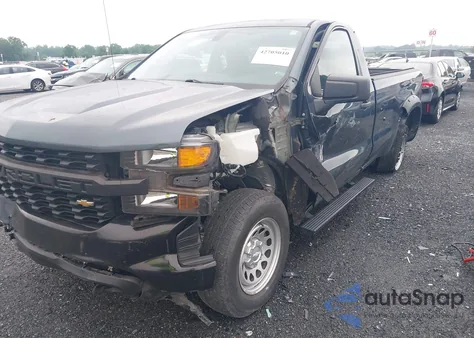 2019 Chevrolet Silverado 1500 Work Truck из США, поврежденный, VIN 3GCNWAEH5KG175450